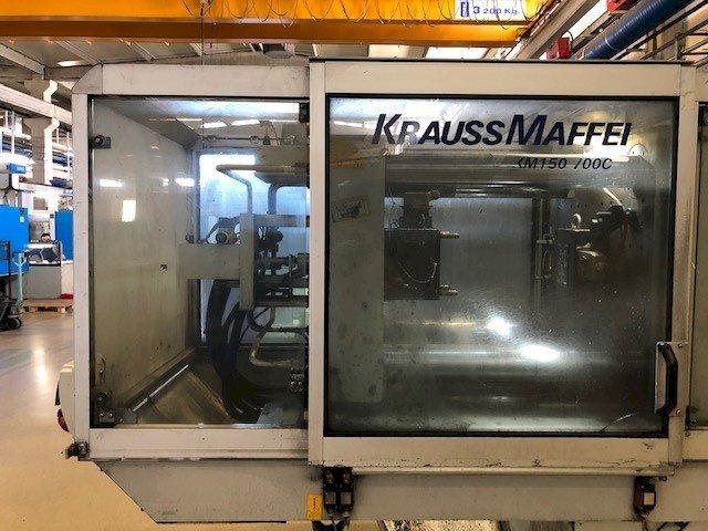 Front view of Krauss Maffei 150-700 C2  machine