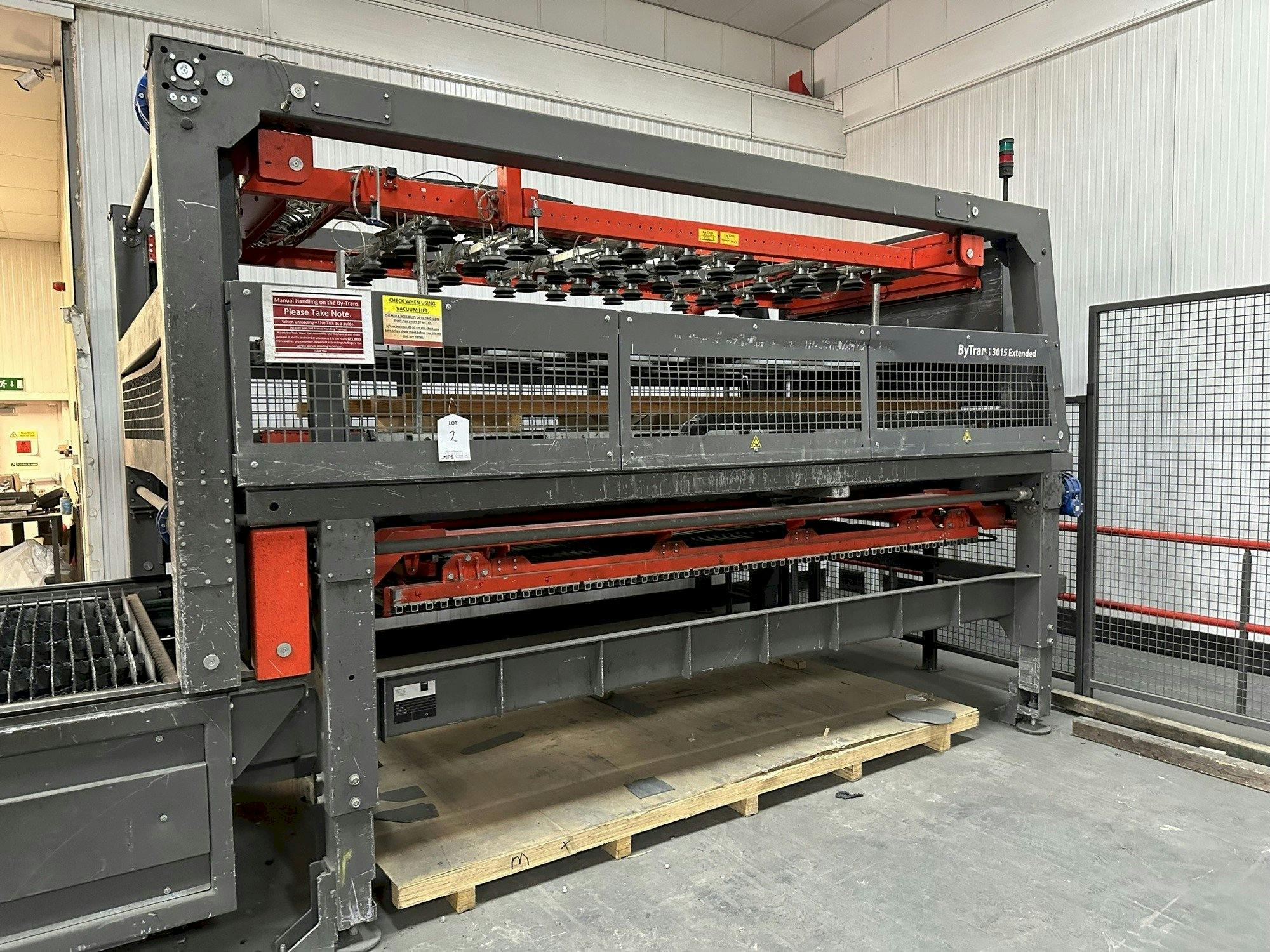 Front view of Bystronic By Trans 3015 Extended Automatic Loading  machine