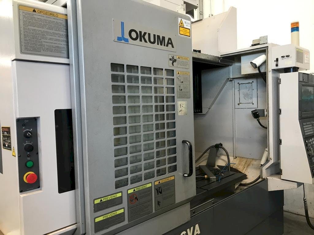 Front view of Okuma MB 56 VA  machine