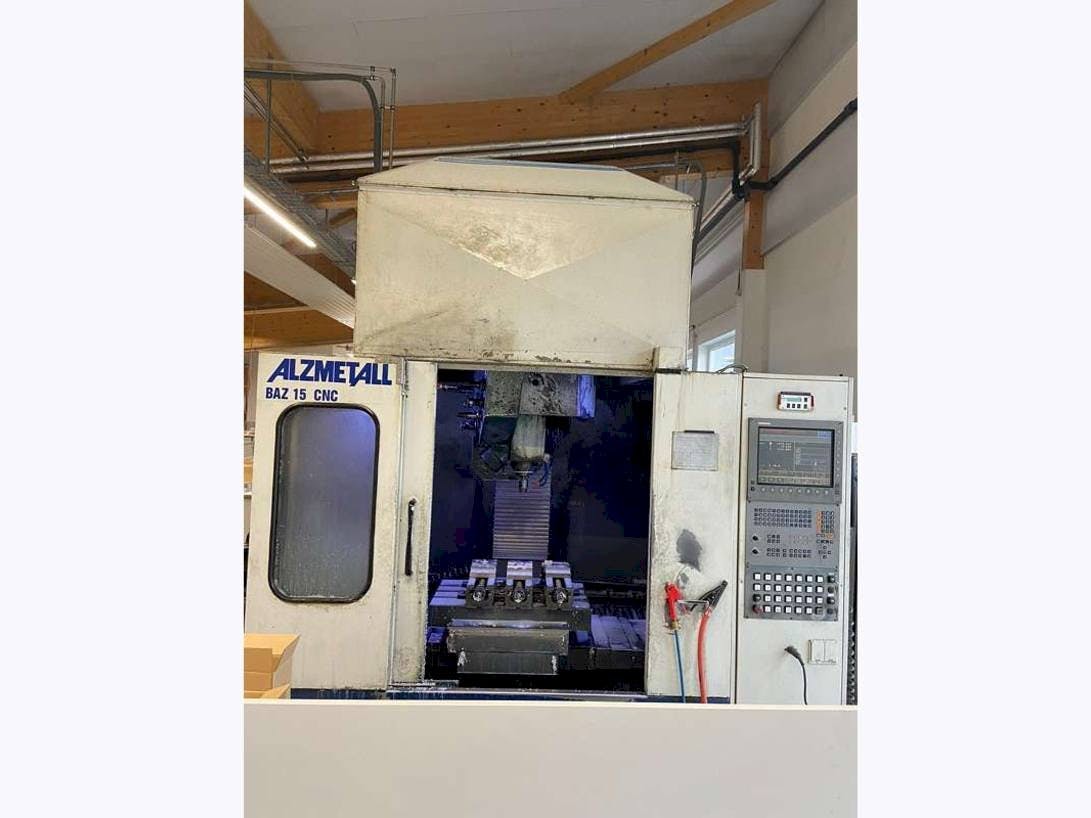 Front view of Alzmetall CNC BAZ 15  machine