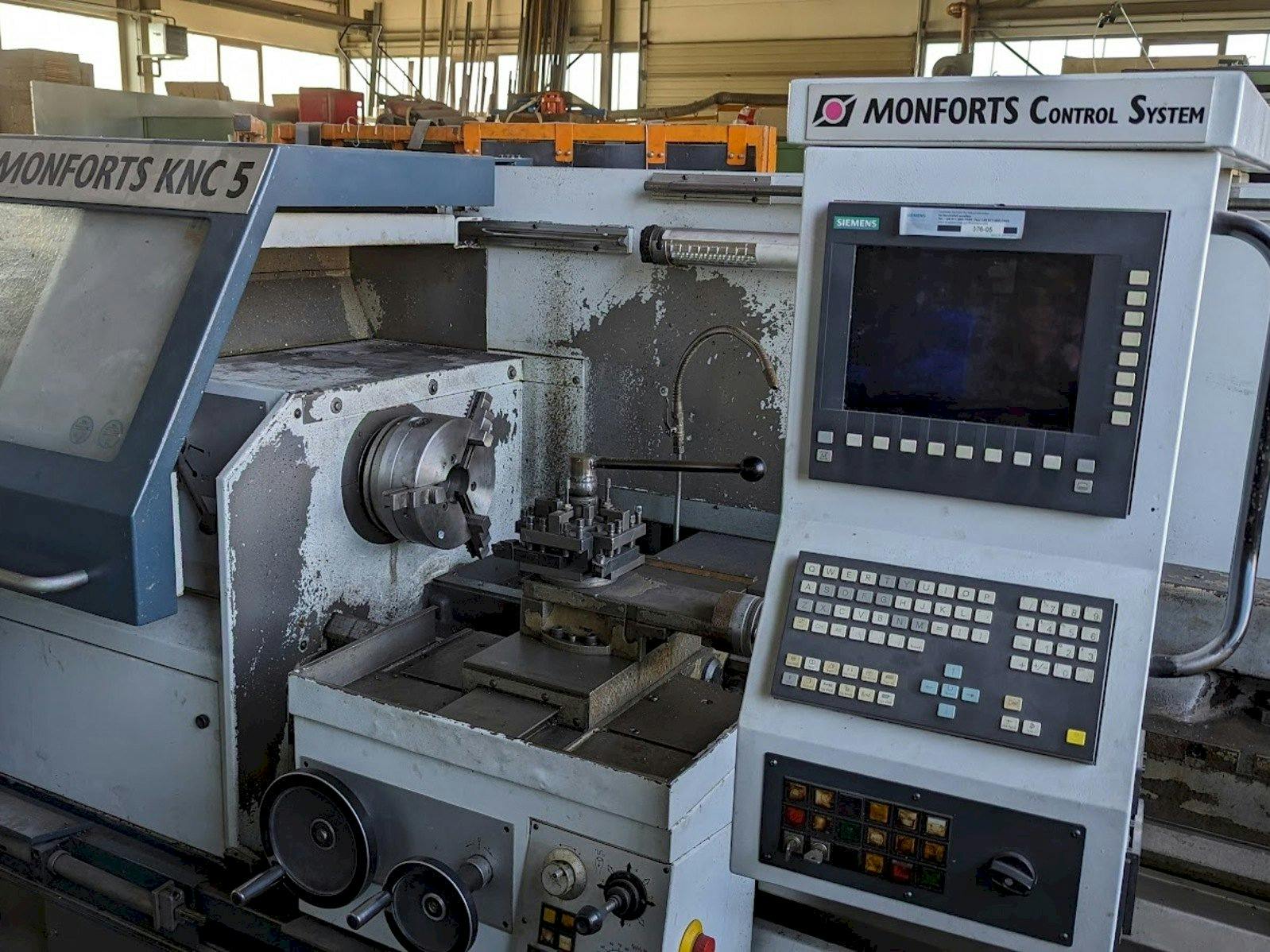 Front view of Monforts KNC 5  machine