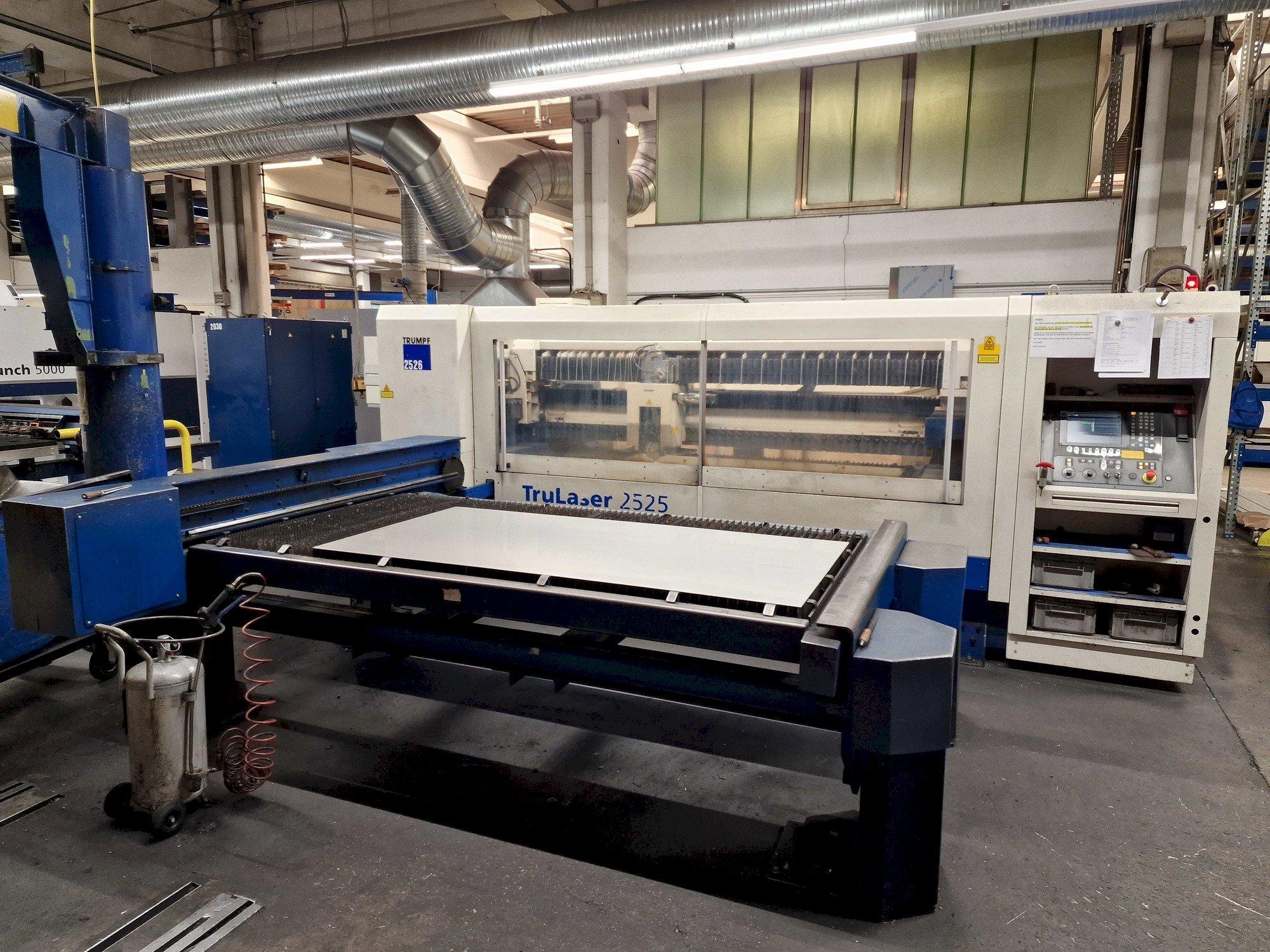 Front view of Trumpf TruLaser 2525 4kW  machine