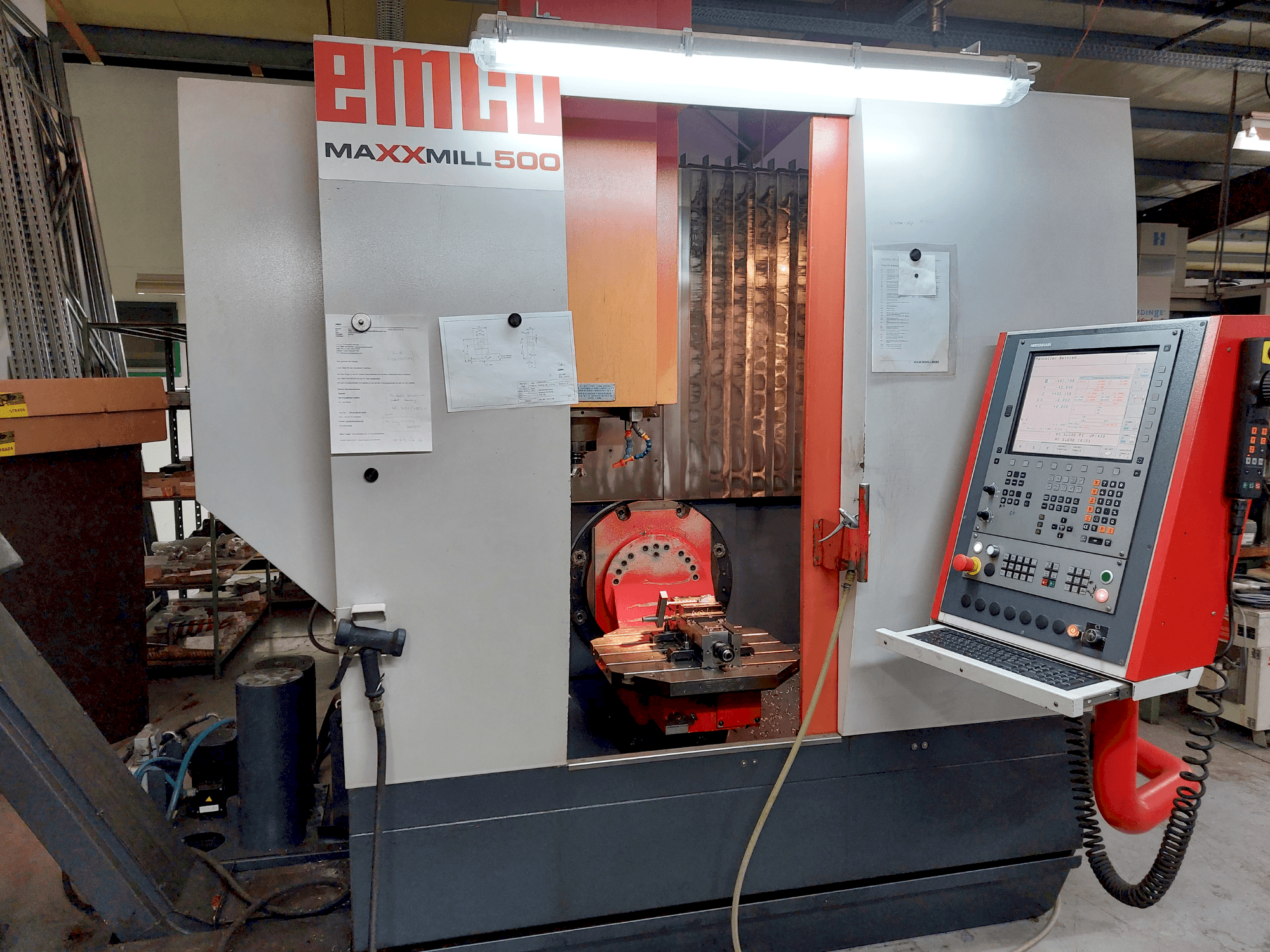 Front view of EMCO Maxxmill 500U  machine