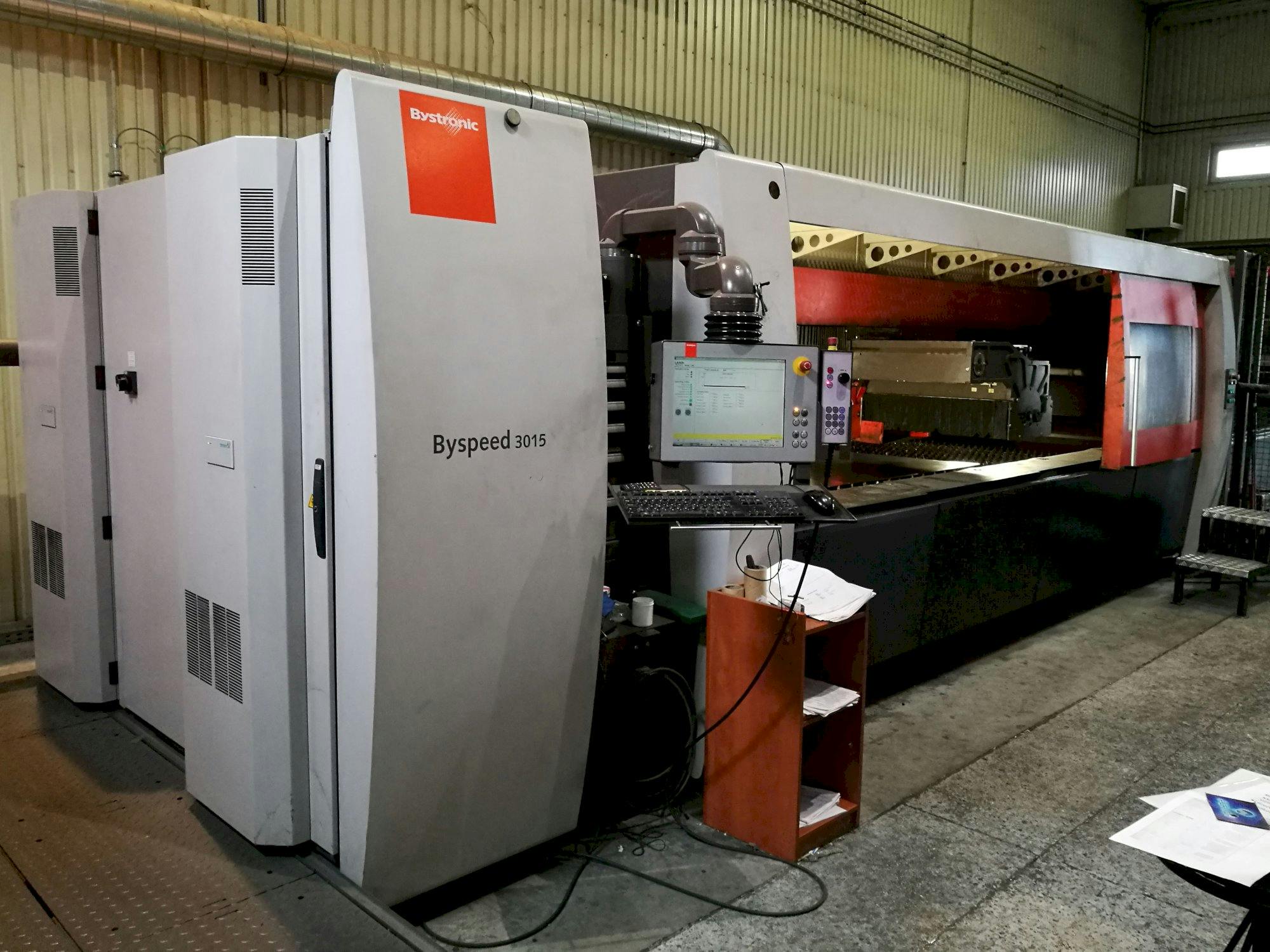 Right view of Bystronic BySpeed Pro 3015 Machine