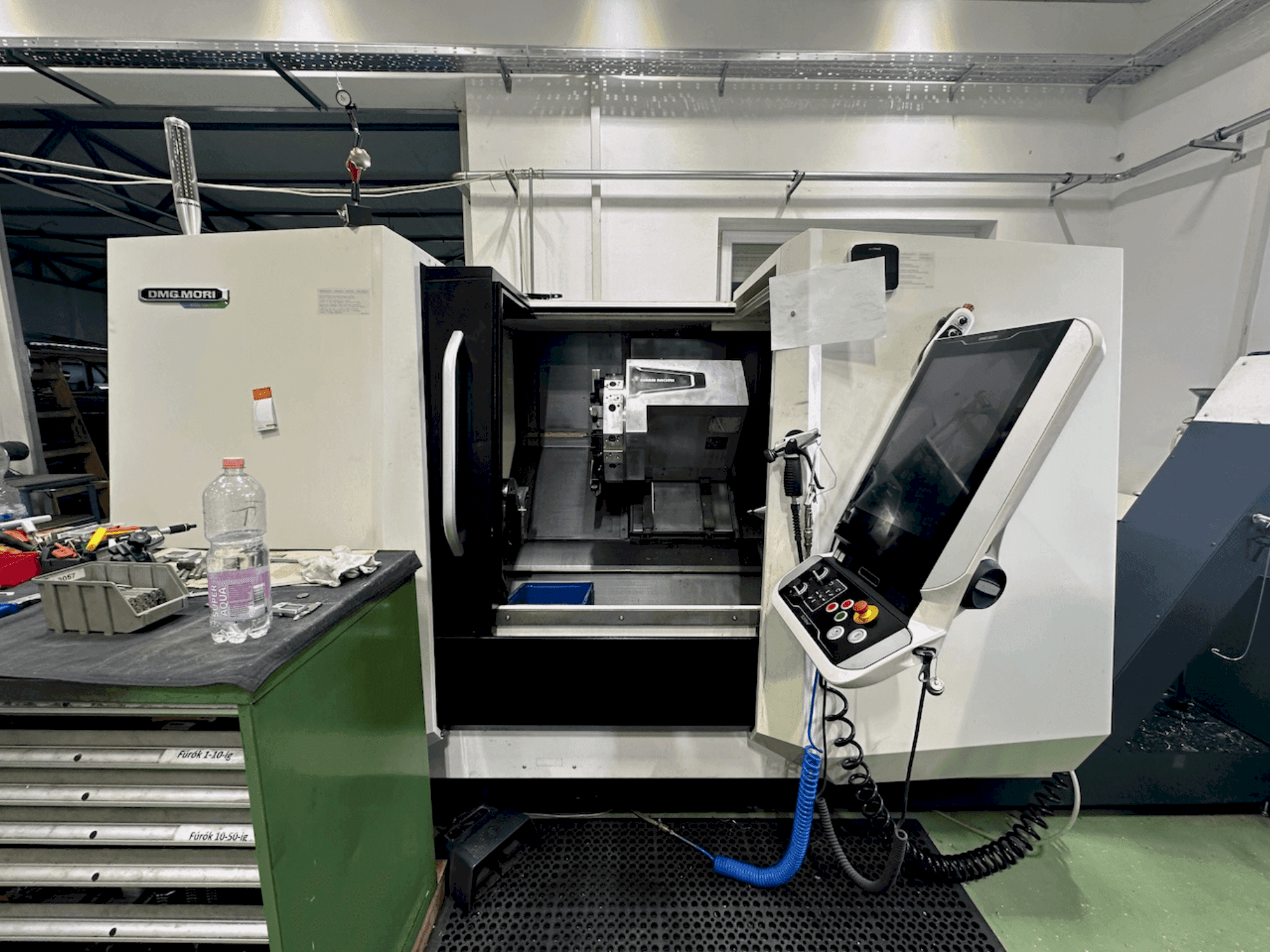 Front view of DMG MORI CLX 450 V4  machine