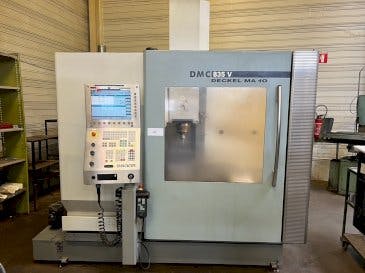 Front view of DMG DMC 835  machine