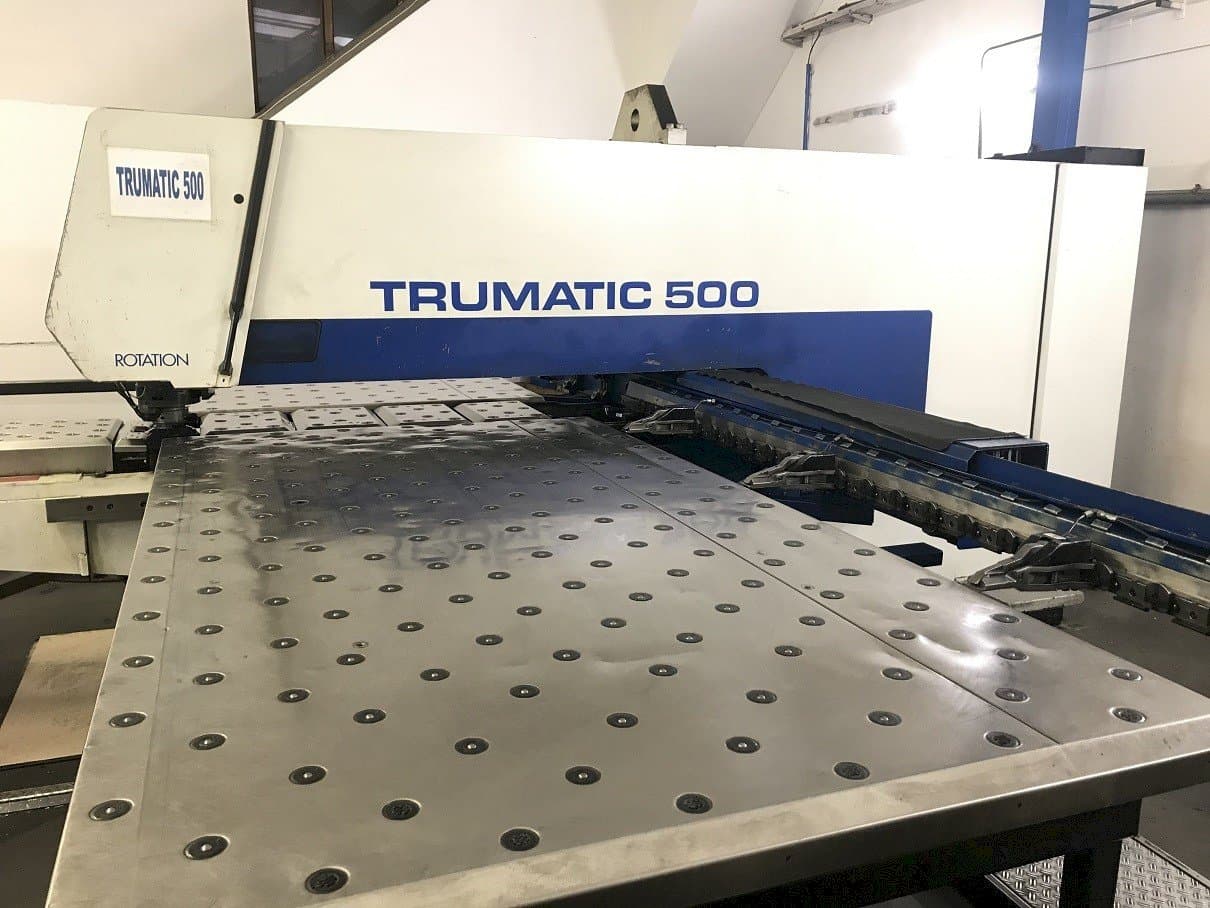 Front view of Trumpf Trumatic 500R machine