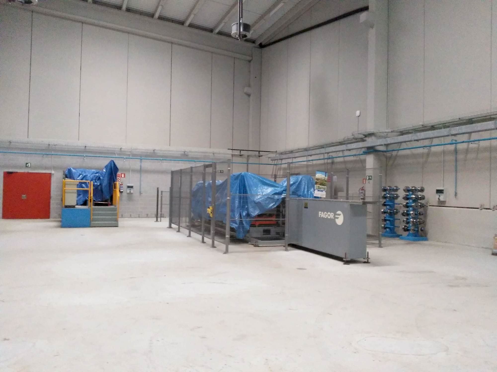 Front view of Fagor machine